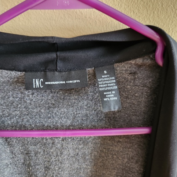 INC Color block Open Cardigan sz S - Picture 7 of 8